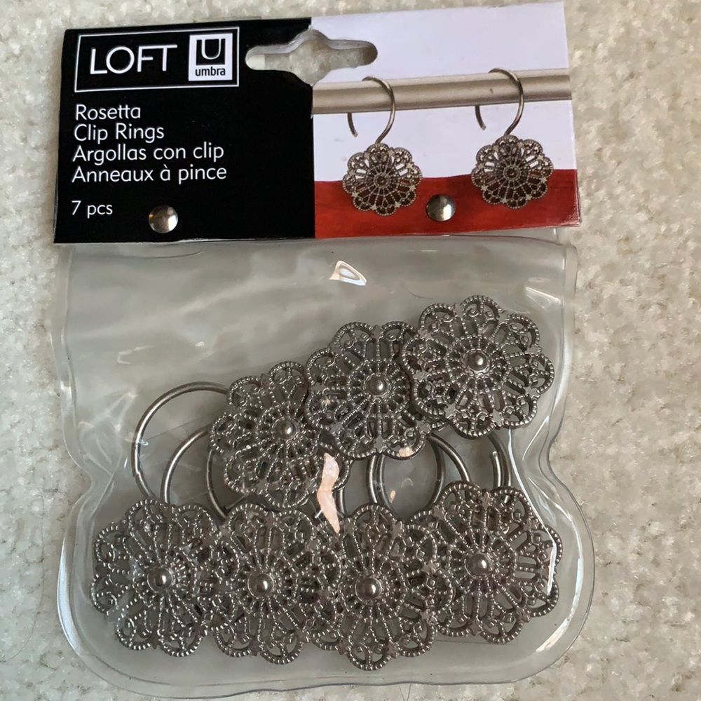🌸 Loft brand Clip rings for curtains 🌸